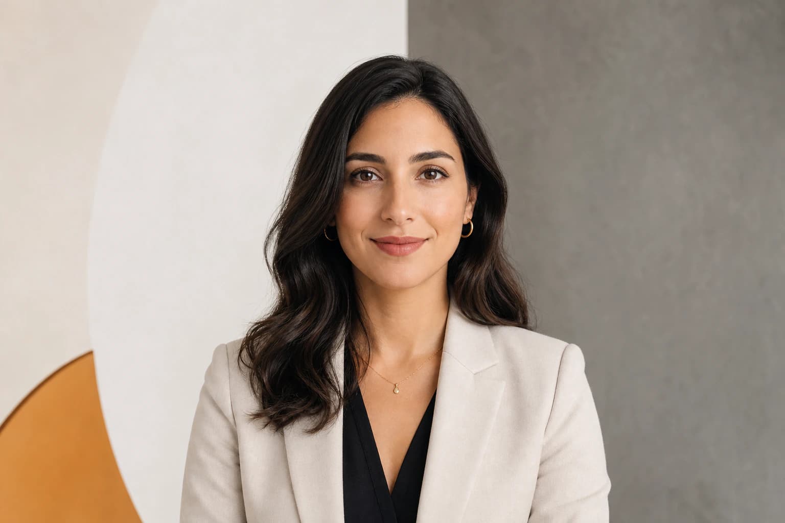 Professional headshot guide by profession 2026 cover — a single studio-quality corporate headshot on an ivory and slate background with a warm amber accent